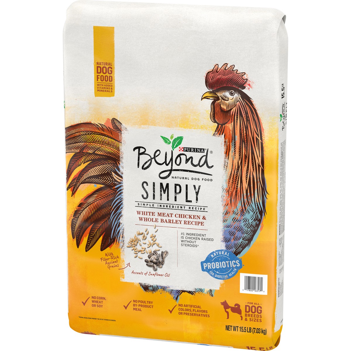 slide 9 of 13, Beyond Purina Beyond Simple Ingredient, Natural Dry Dog Food, Simply Farm Raised Chicken & Whole Barley Recipe, 15.5 lb