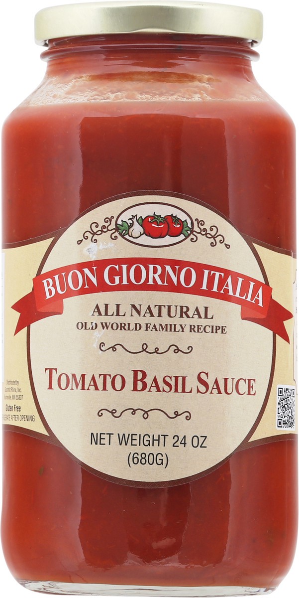 slide 3 of 9, Buon Giorno Italia All Natural Tomato Basil Sauce - 24 oz, 