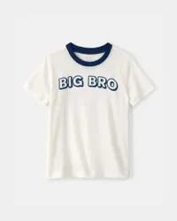 Carter's Toddler Boy "Big Bro" Graphic Tee - Ivory Cream 3T