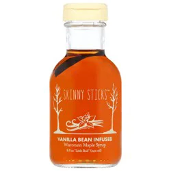 Skinny Sticks' Wisconsin Vanilla Bean Infused Maple Syrup 8 fl oz