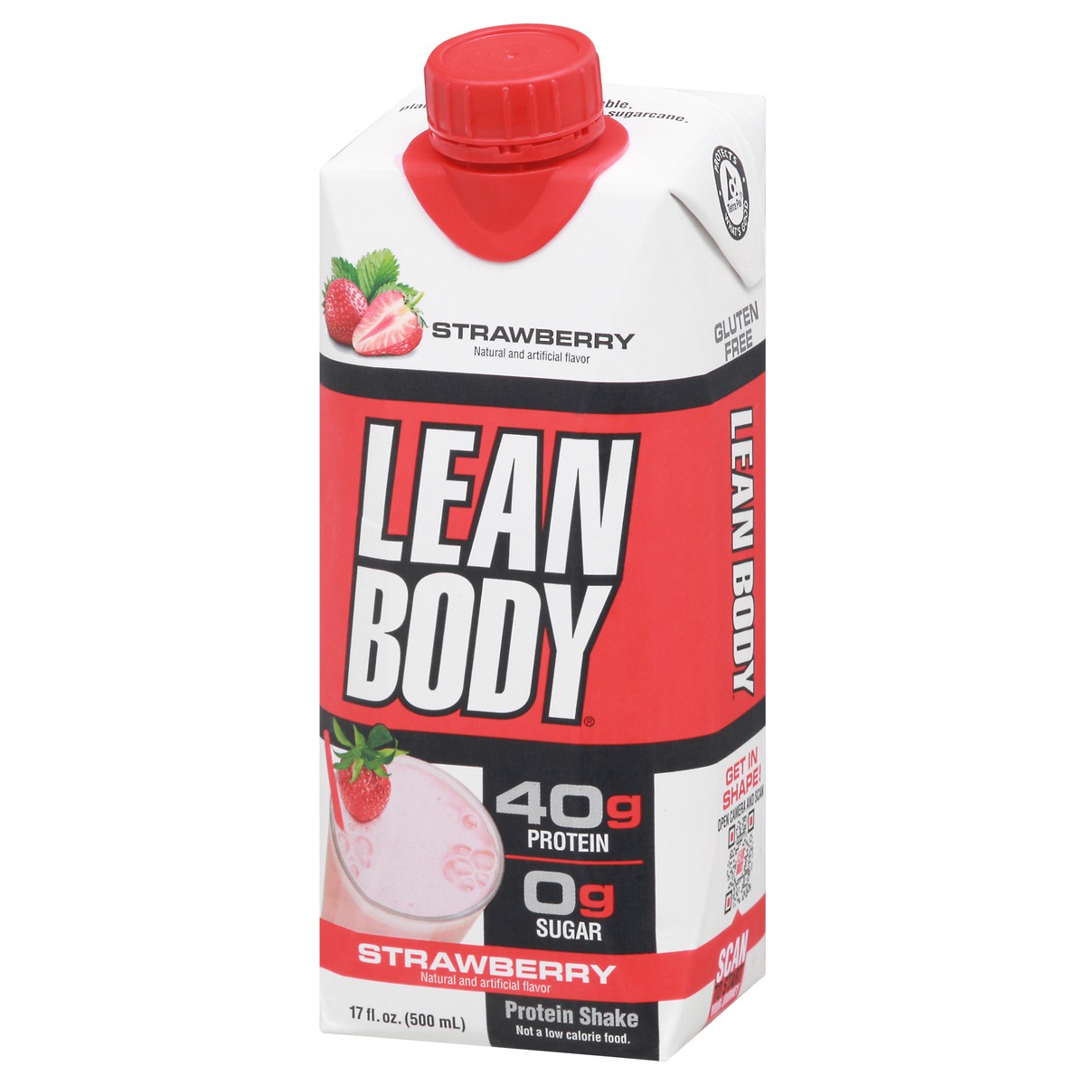 slide 3 of 9, Lean Body Strawberry Protein Shake 17 fl oz, 17 fl oz