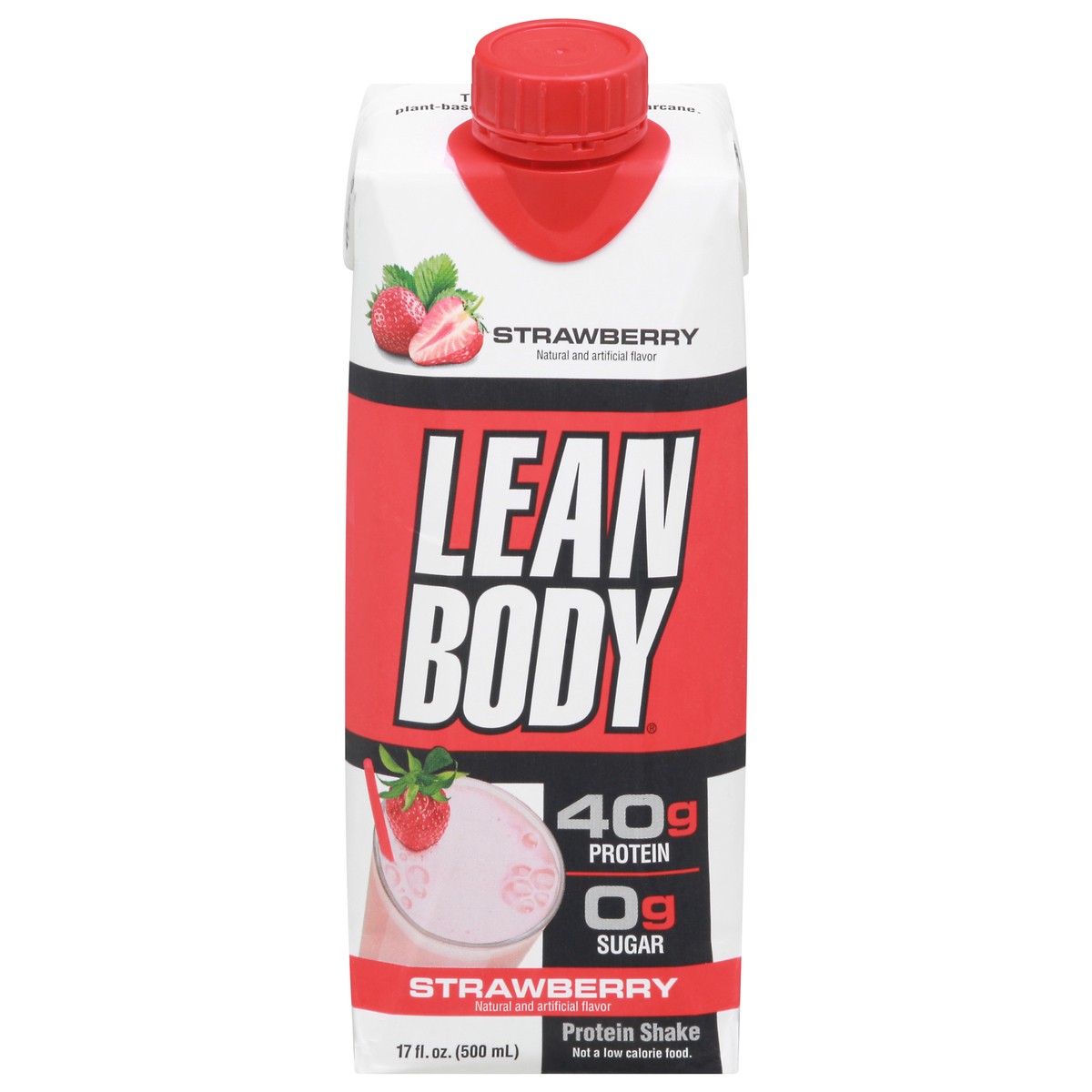 slide 1 of 9, Lean Body Strawberry Protein Shake 17 fl oz, 17 fl oz