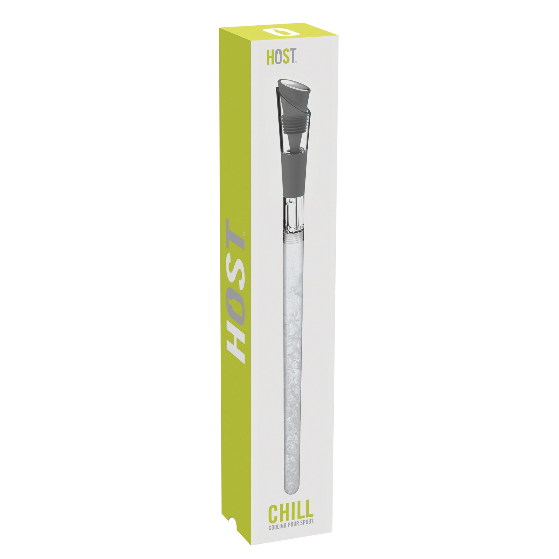 slide 2 of 3, Host 2951 CHILL Cooling Wine Pour Spout, Gray, 1 cnt