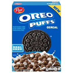 Post OREO PUFFS™ Cereal, Chocolate Breakfast Cereal 10 oz box