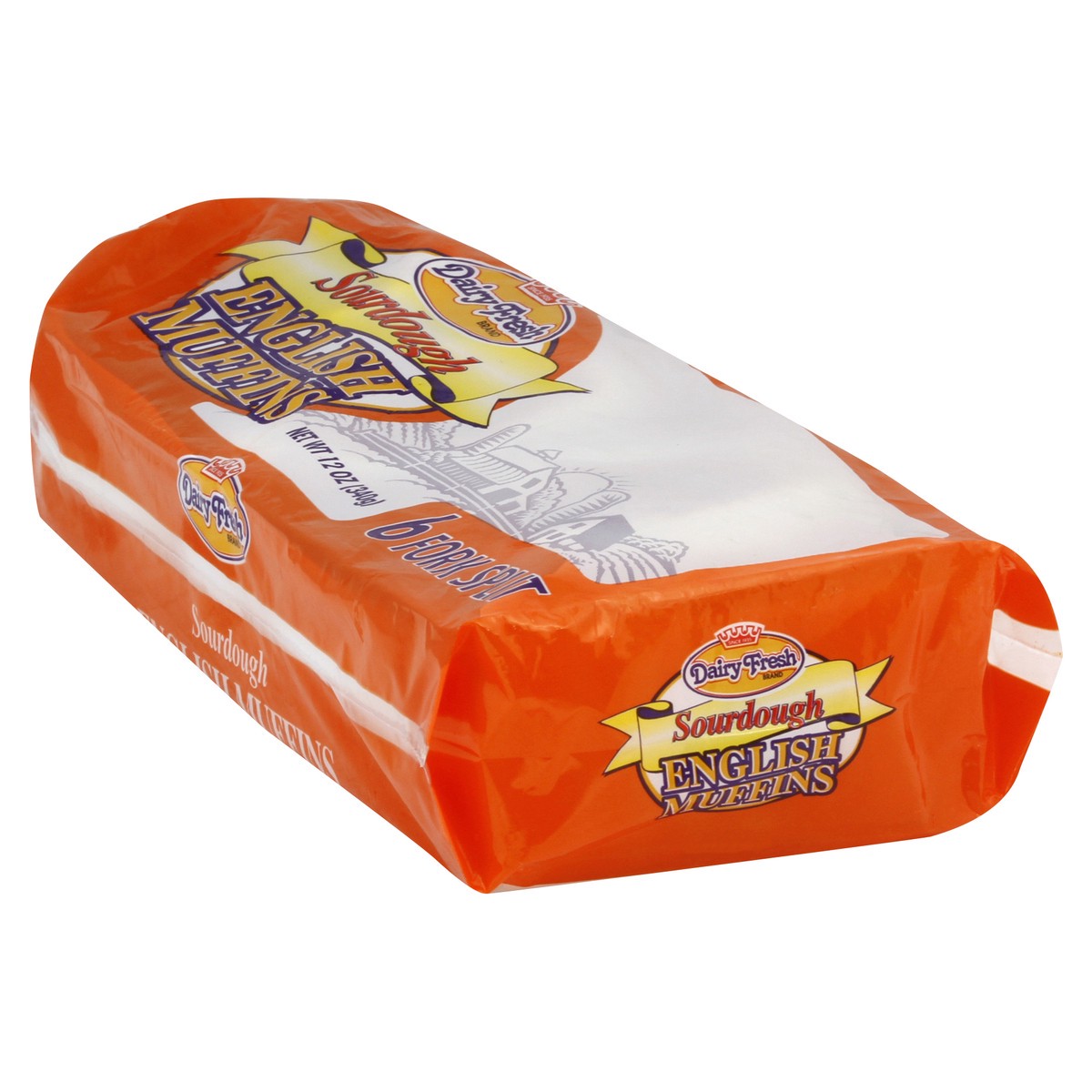 slide 3 of 13, Dairy Fresh Sourdough English Muffins 6 ea, 6 ct