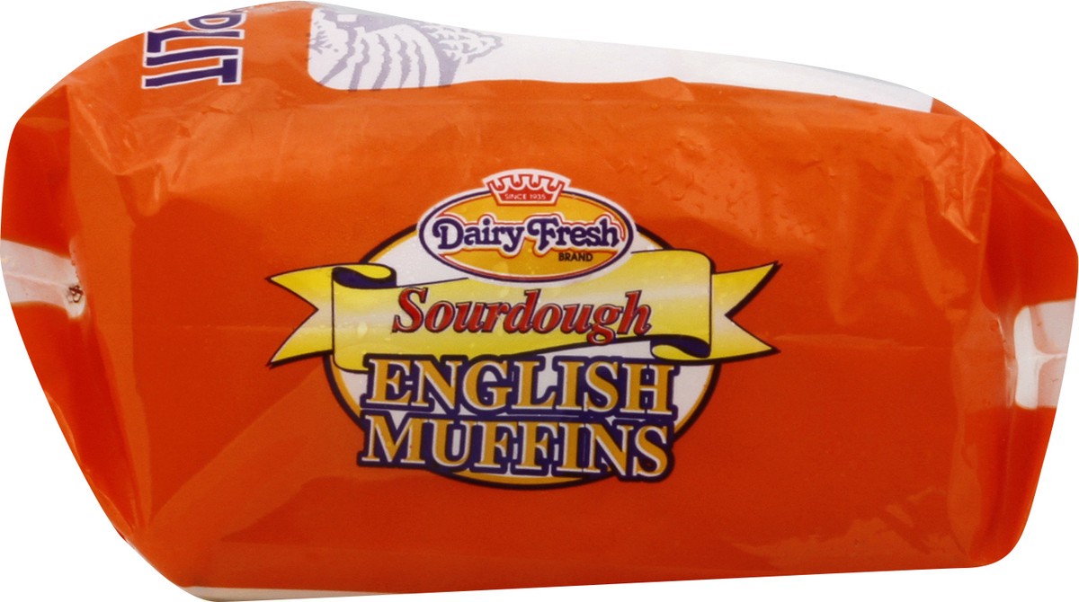 slide 13 of 13, Dairy Fresh Sourdough English Muffins 6 ea, 6 ct