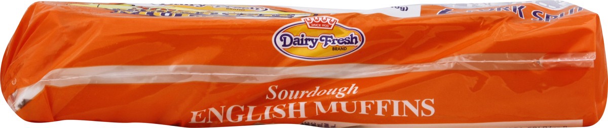 slide 4 of 13, Dairy Fresh Sourdough English Muffins 6 ea, 6 ct