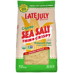 Late July Snacks Sea Salt Thin & Crispy Tortilla Chips