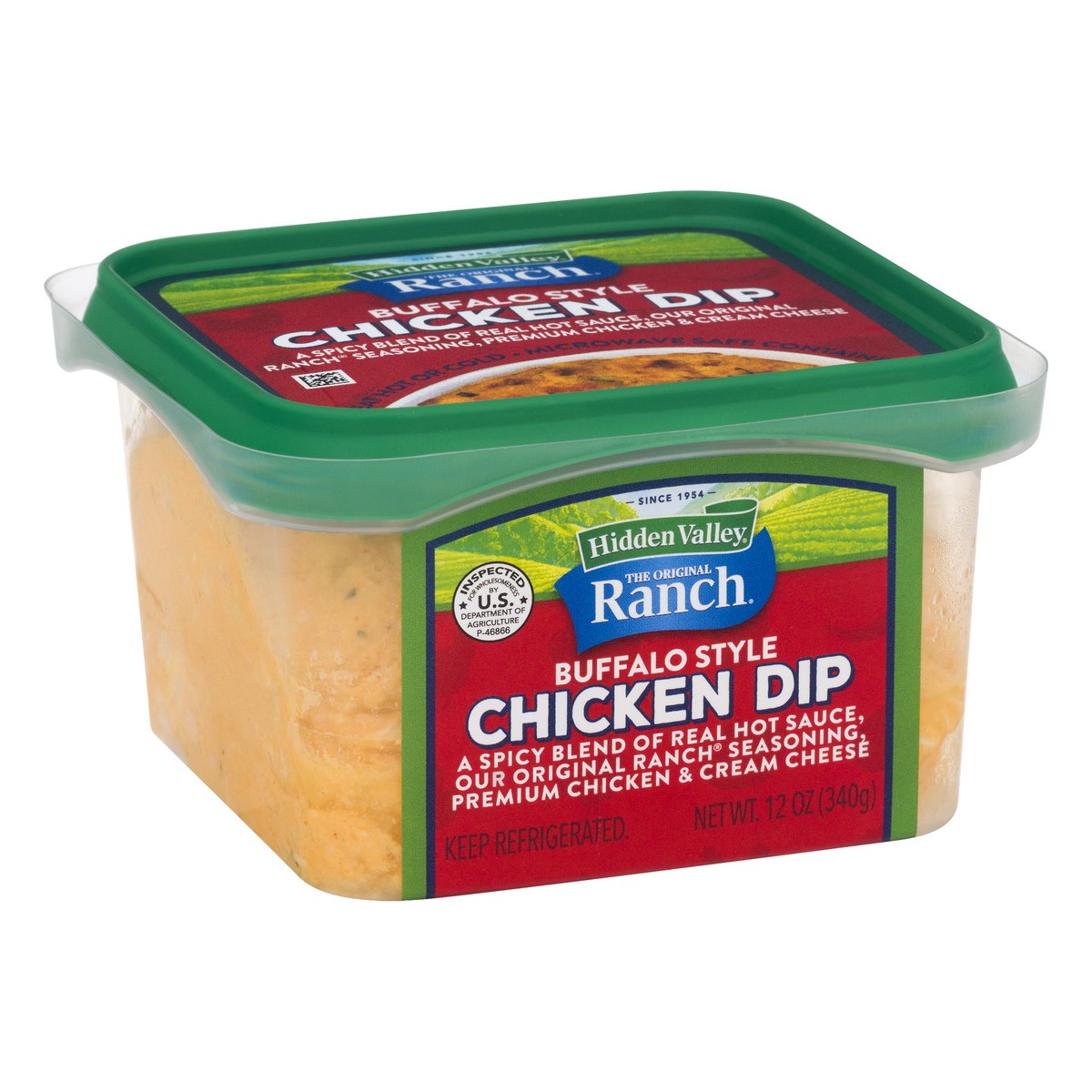 slide 13 of 13, Hidden Valley Buffalo Style Chicken Dip 12 oz, 12 oz