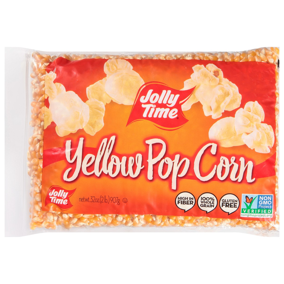 slide 1 of 9, Jolly Time Yellow Popcorn, 32 oz