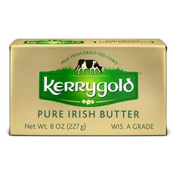 Kerrygold Grass-Fed Pure Irish Salted Butter Foil, 8oz (WI)
