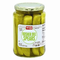 Weis Quality Kosher Dill Spears - 24 fl oz