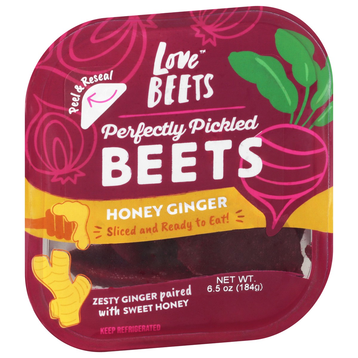 slide 7 of 9, Love Beets Honey Ginger Beets 6.5 oz, 6.5 oz