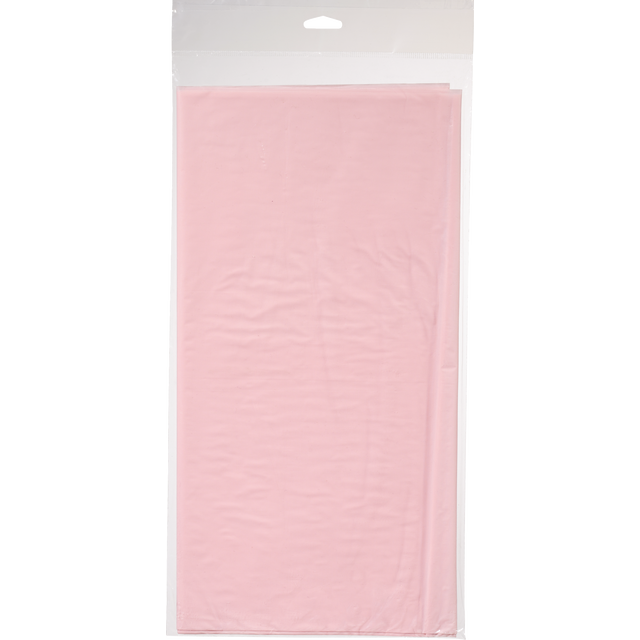 slide 1 of 1, PAPER ART Classic Pink Plastic Tablecover, 1 ct
