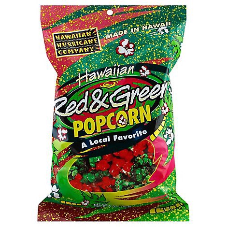 slide 1 of 1, Hawaiian Hurricane Hawaiian Red & Green Pre Pop Popcorn, 6 oz