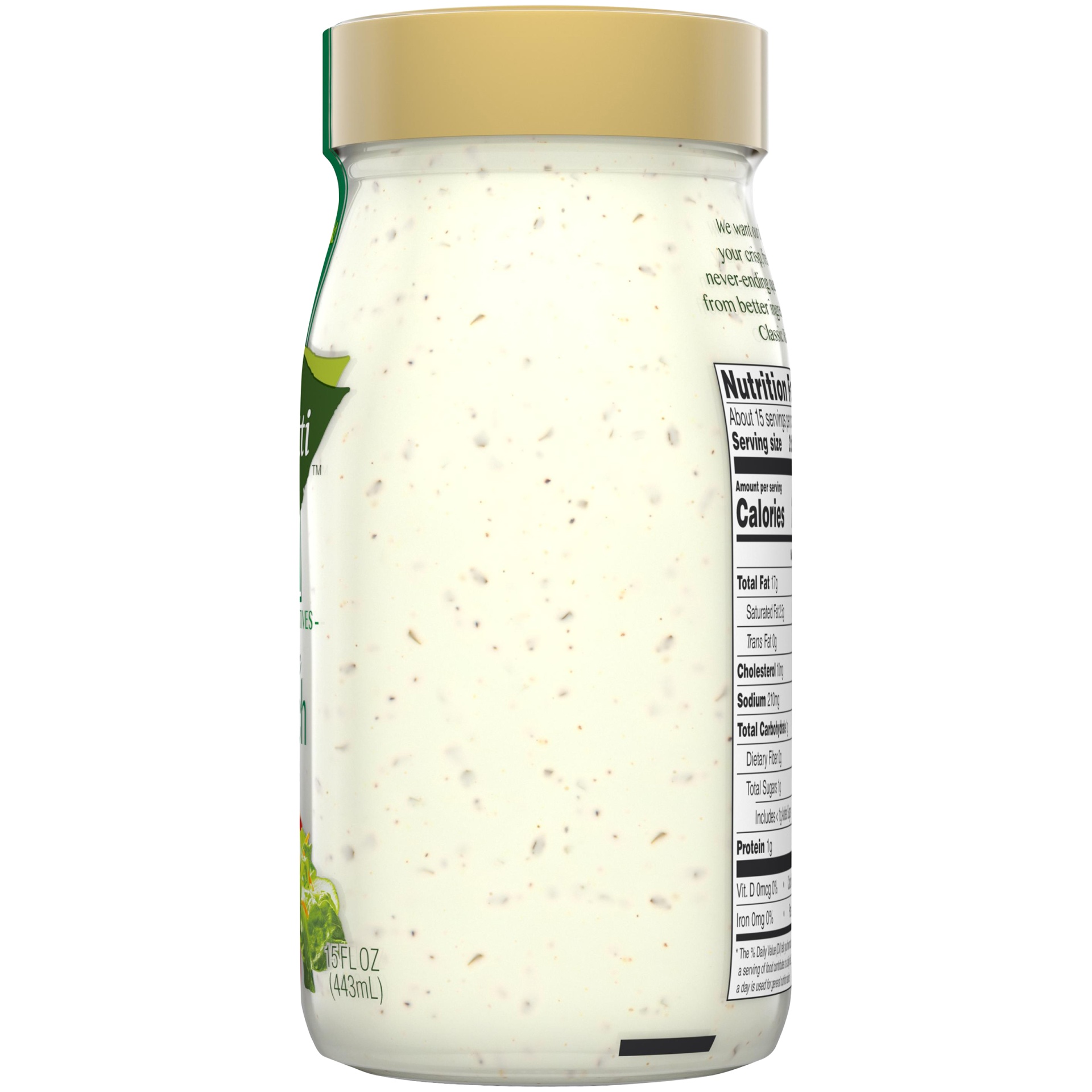 slide 3 of 6, T. Marzetti All Natural Classic Ranch Dressing, 15 oz
