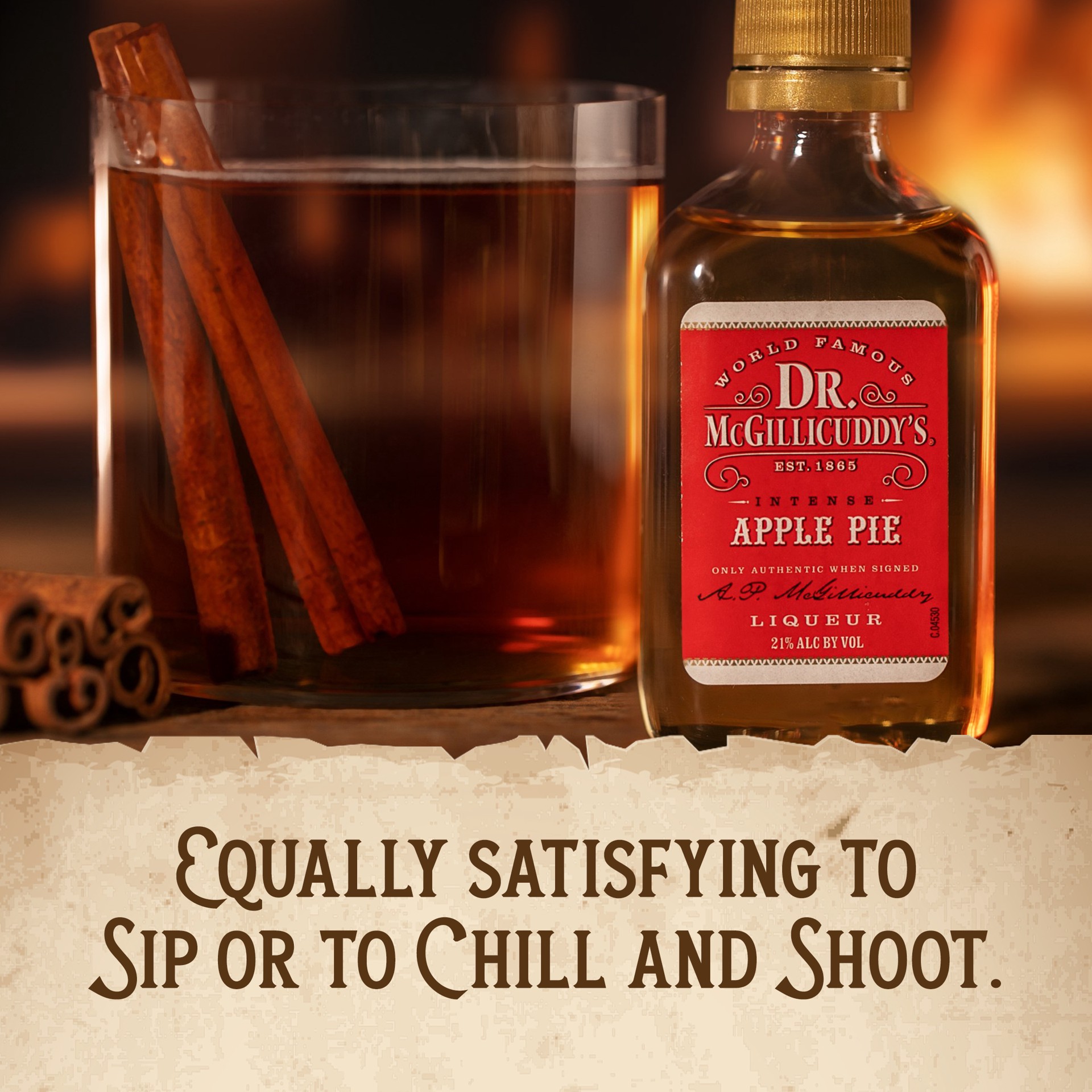 slide 4 of 5, Dr. McGillicuddy's Dr. McGillicuddy''s Apple Pie Liqueur, 750ml Bottle, 42 Proof, 750 ml