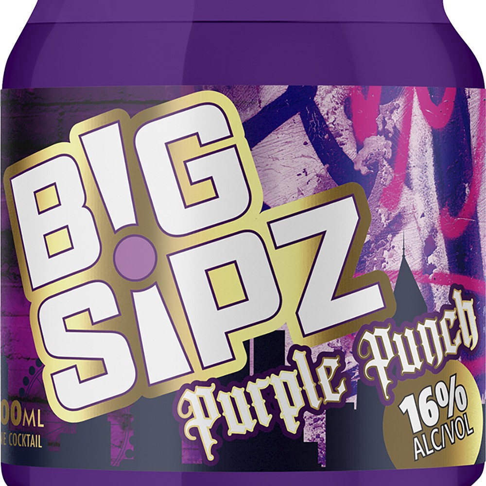 slide 1 of 1, Big Sipz Prpl Pnch, 200 ml