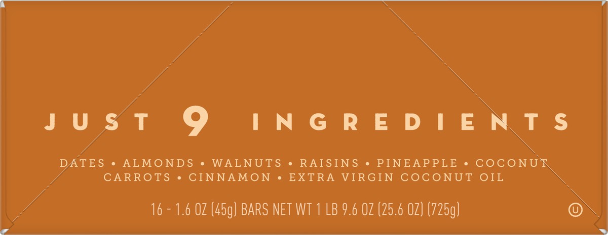 slide 7 of 12, LÄRABAR Carrot Cake Fruit & Nut Food Bar 16 ea, 16 ct