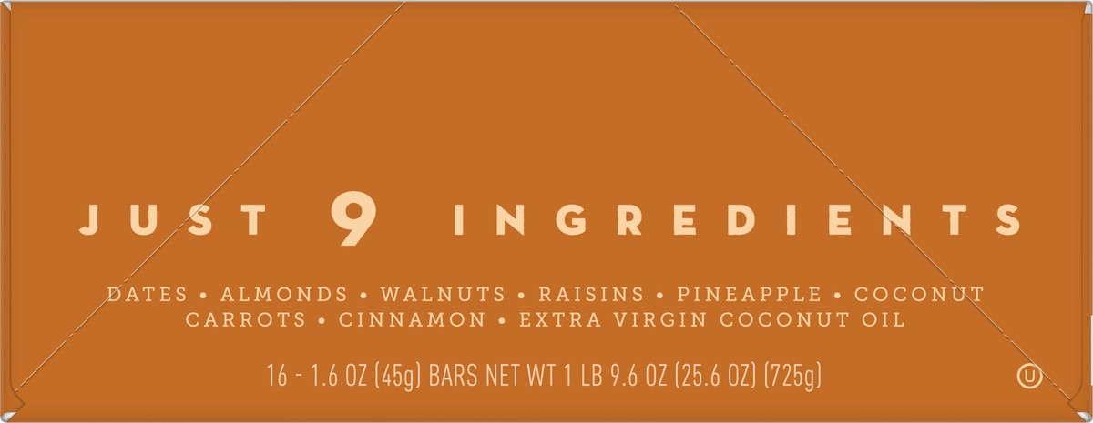 slide 8 of 12, LÄRABAR Carrot Cake Fruit & Nut Food Bar 16 ea, 16 ct