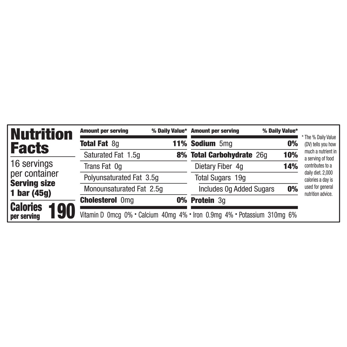 slide 11 of 12, LÄRABAR Carrot Cake Fruit & Nut Food Bar 16 ea, 16 ct