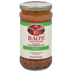 Rao's Homemade Italian Style Slow Simmered Lentil Soup 16 oz