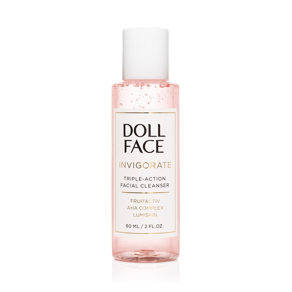 slide 1 of 1, Doll Face Invigorate Gel Cleanser, Mini, 1 ct