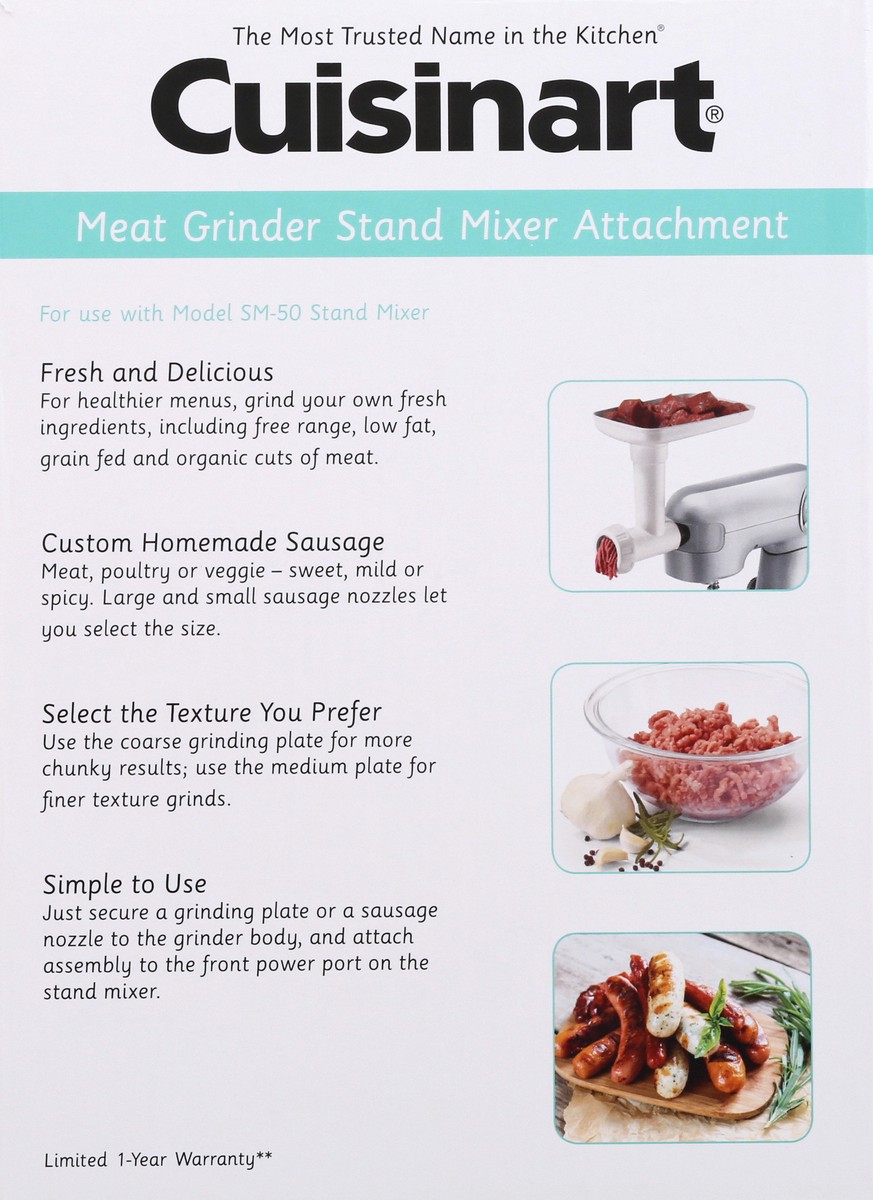 slide 7 of 11, Cuisinart Meat Grinder Stand Mixer Attachment, 1 ct