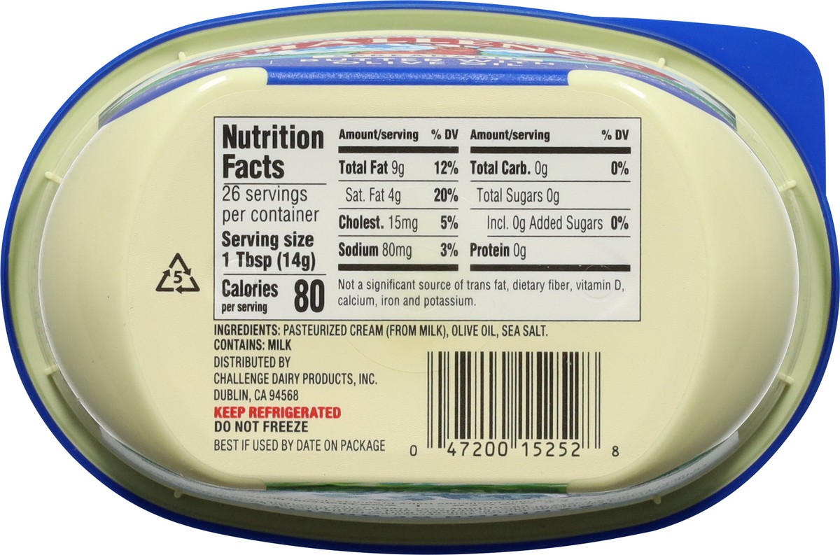 slide 2 of 13, Challenge Spreadable Sea Salted Butter with Olive Oil 13 oz, 13 oz