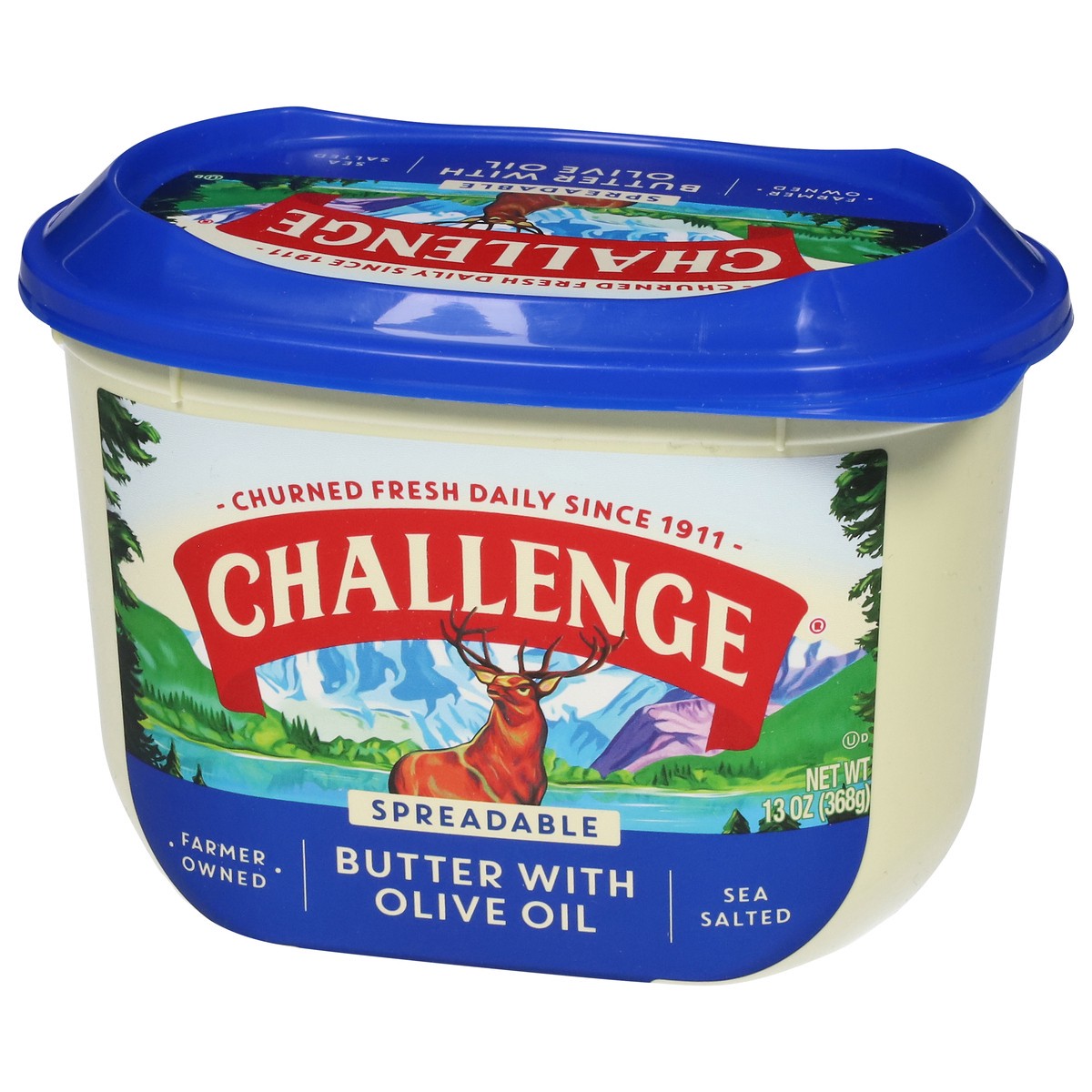 slide 4 of 13, Challenge Spreadable Sea Salted Butter with Olive Oil 13 oz, 13 oz
