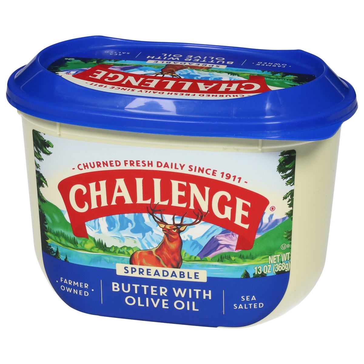 slide 12 of 13, Challenge Spreadable Sea Salted Butter with Olive Oil 13 oz, 13 oz