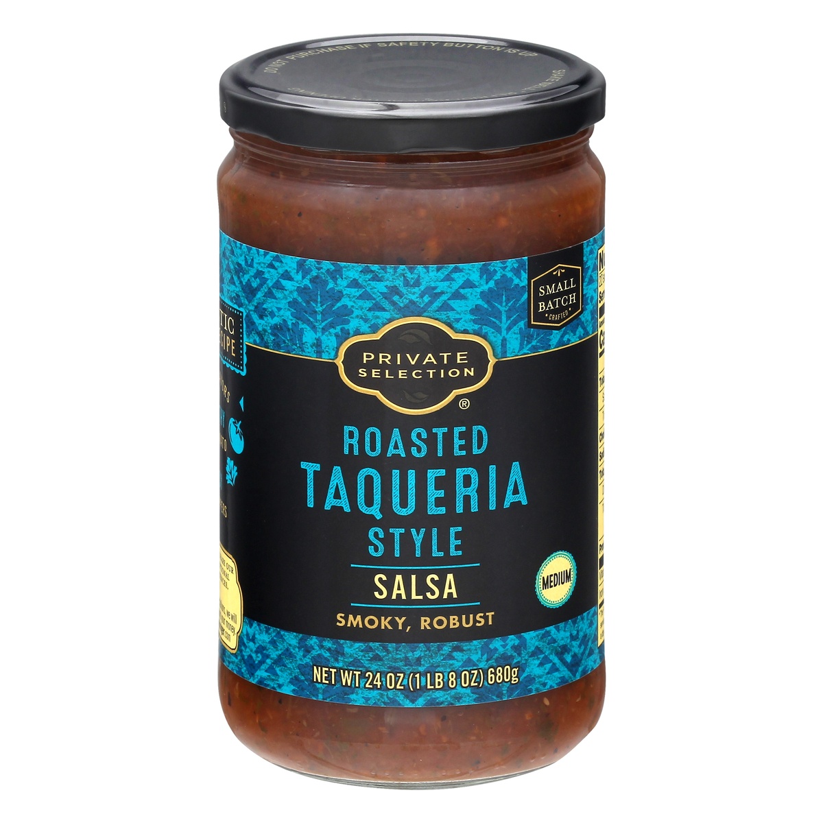 slide 1 of 1, Private Selection Roasted Taqueria Style Salsa, 24 oz