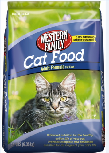 slide 1 of 1, Western Family True Pals Dry Cat Food, 14 lb