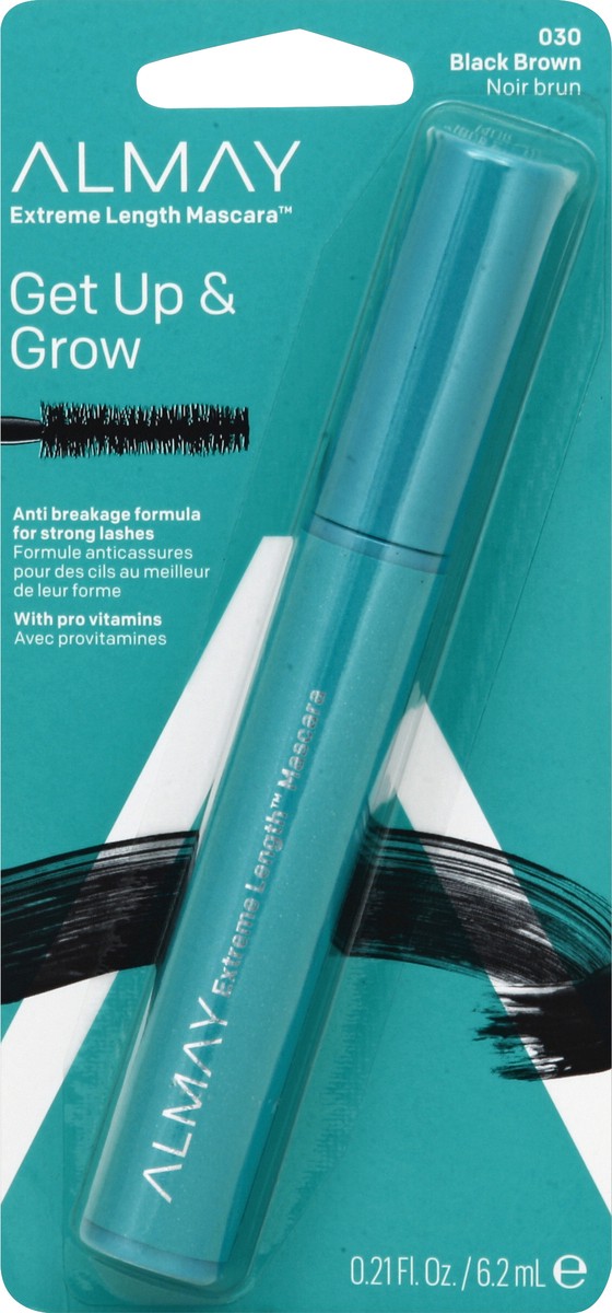 slide 2 of 2, Almay One Coat Get Up & Grow Mascara #030, Black Brown, 1 ct