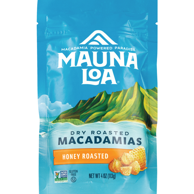 slide 1 of 5, Mauna Loa Dry Roasted Honey Roasted Macadamias 4 oz, 4 oz