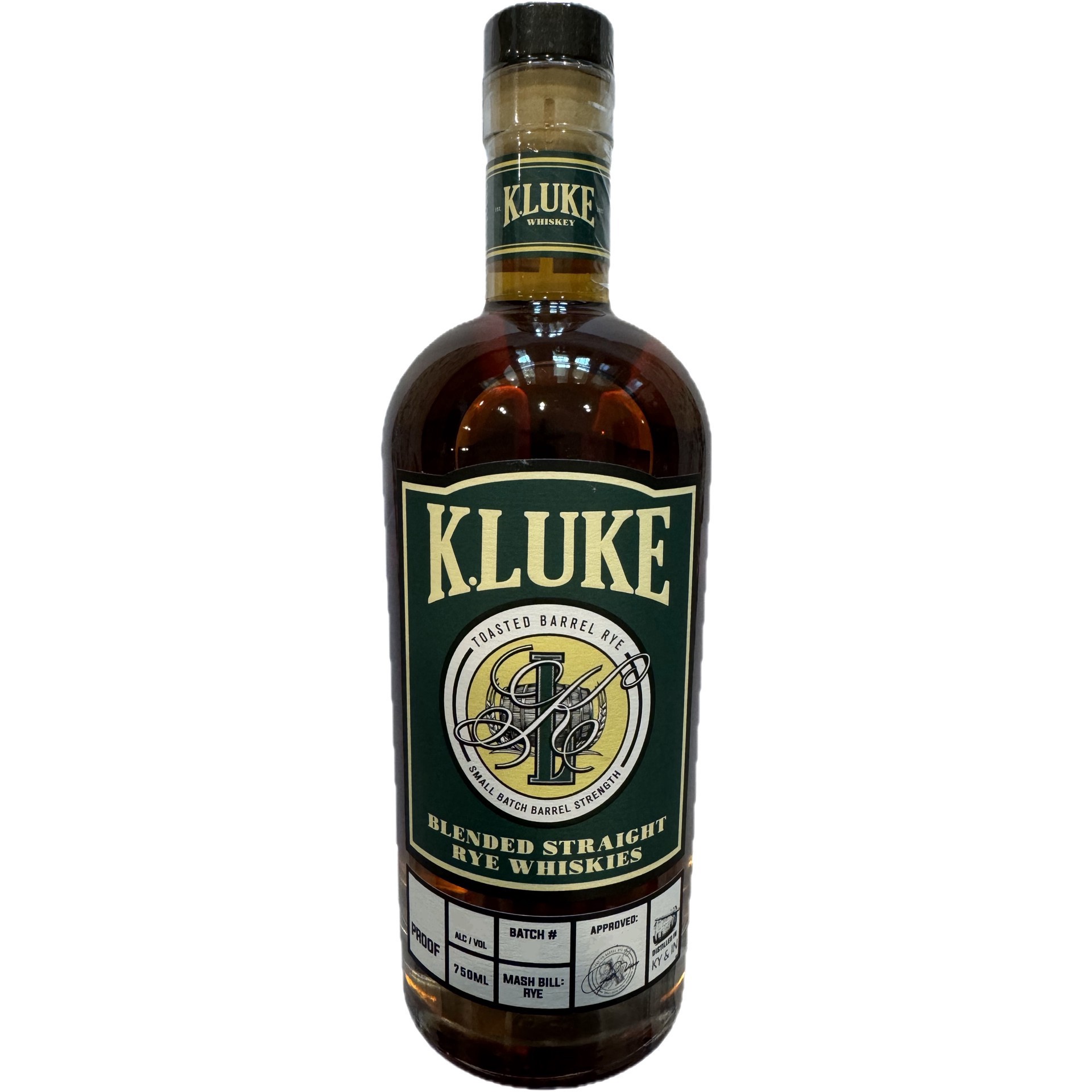 slide 1 of 1, K.luke - Toasted Barrel Bourbon Batch #4, 750 ml