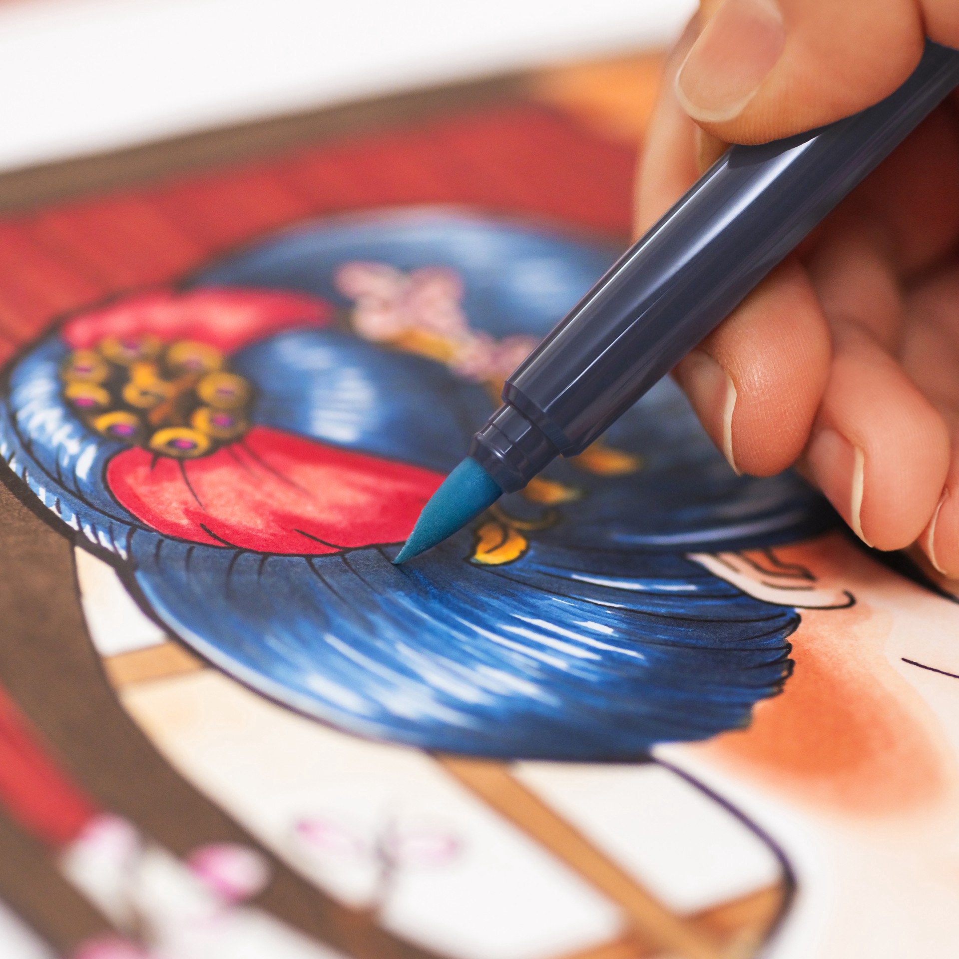 slide 2 of 7, Faber-Castell Manga Goldfaber Sketch Markers, 1 ct