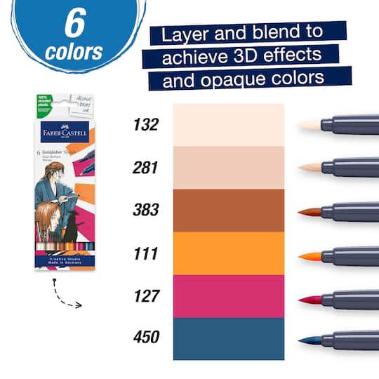 slide 1 of 7, Faber-Castell Manga Goldfaber Sketch Markers, 1 ct