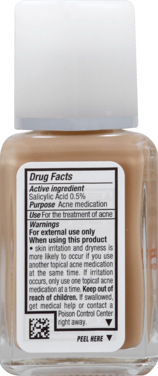 slide 4 of 6, Neutrogena Skin Clearing Liquid Makeup - 100 Natural Tan, 1 fl oz