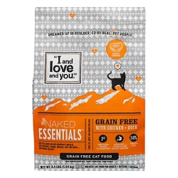 I And Love And You Naked Essentials Dry Cat Food Grain Free Chicken & Duck Recipe - 3.4 Lb
