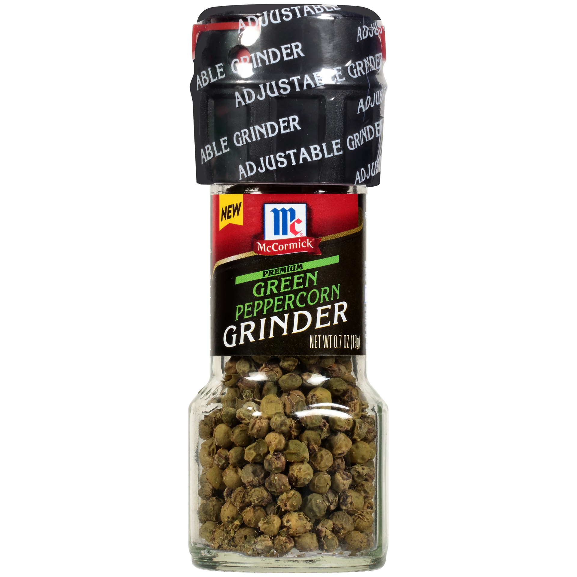 slide 1 of 1, McCormick Premium Green Peppercorn Grinder, 0.7 oz