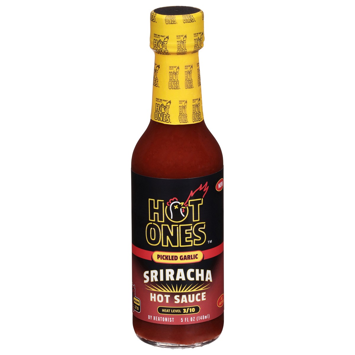 slide 1 of 13, Hot Ones Pickled Garlic Sriracha 5 fl oz, 5 fl oz