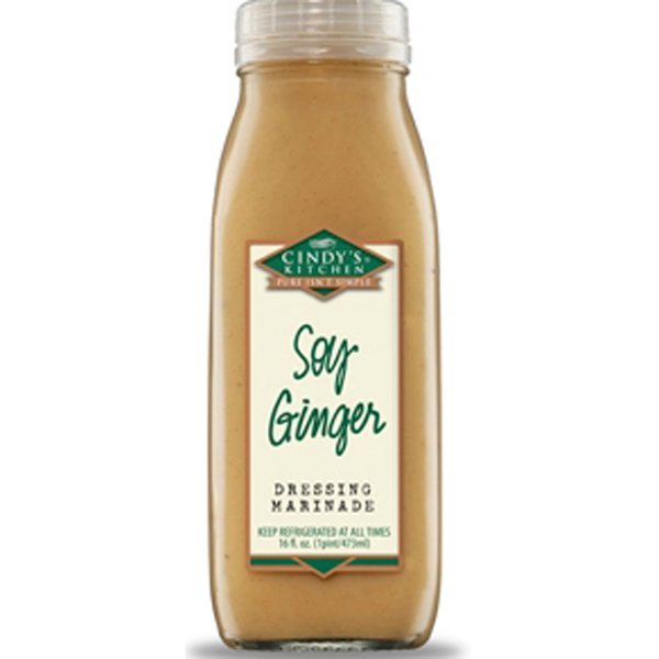 slide 1 of 1, Cindy's Kitchen Soy Ginger Dressing, Refrigerated, 16 fl oz