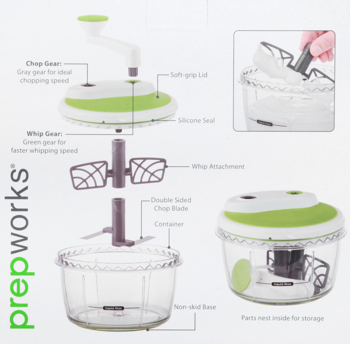 slide 4 of 11, Prepworks Chop & Whip 1 ea, 1 ct