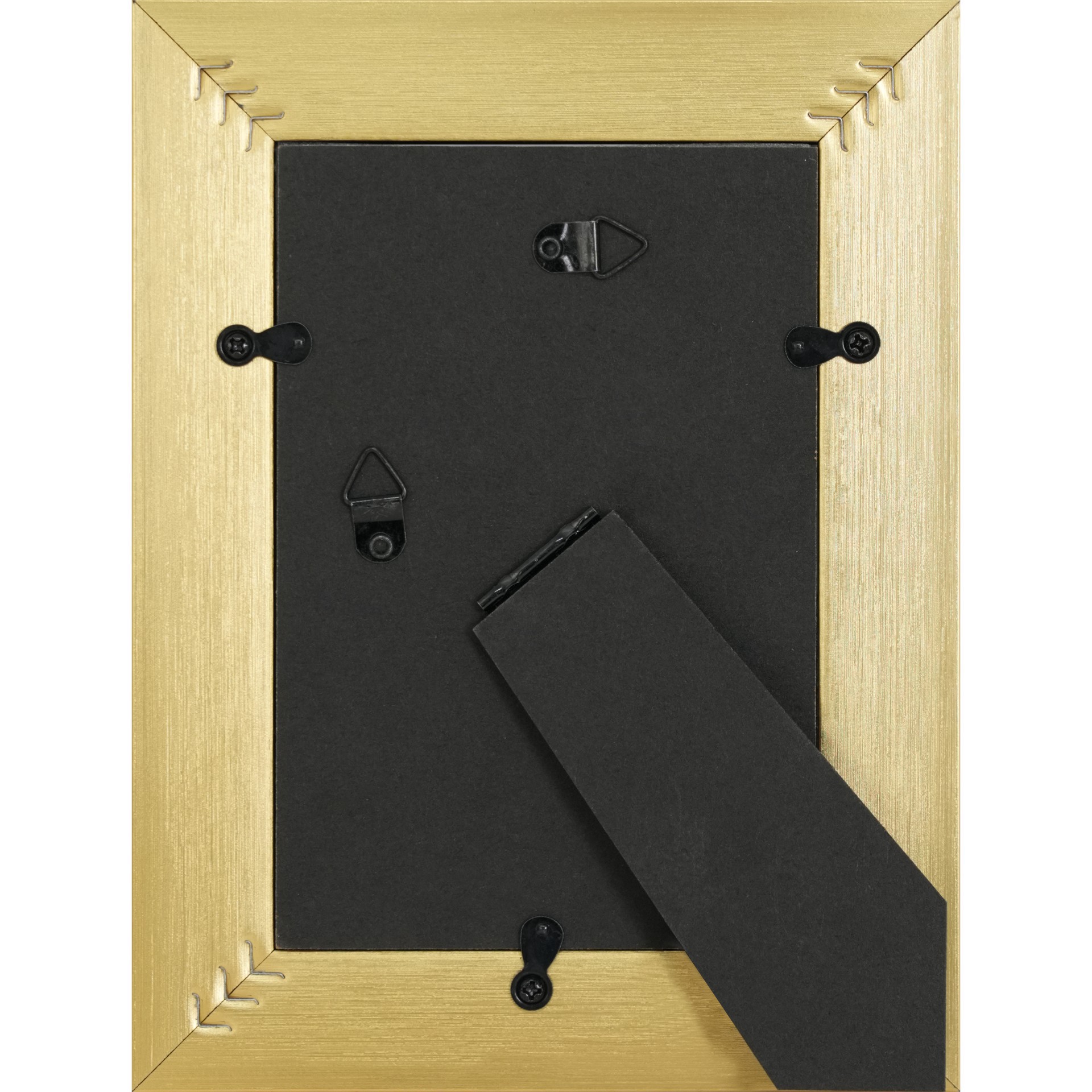 slide 4 of 4, Expressions Navy Blue Frame With Gold Trim By Studio Decor, 4 in x 6 in