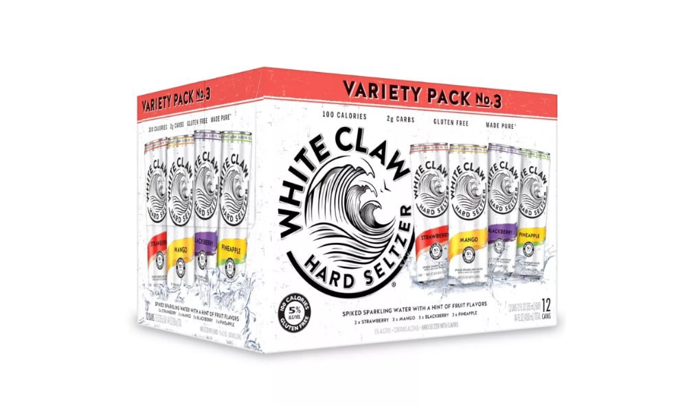slide 2 of 6, White Claw Hard Seltzer Variety Pack #3 12 Pack 12 Ounce Cans 5% Abv, 12 ct; 12 fl oz