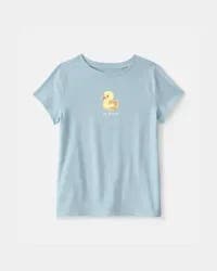 Carter's Girls Duck Graphic Tee - Blue XS
