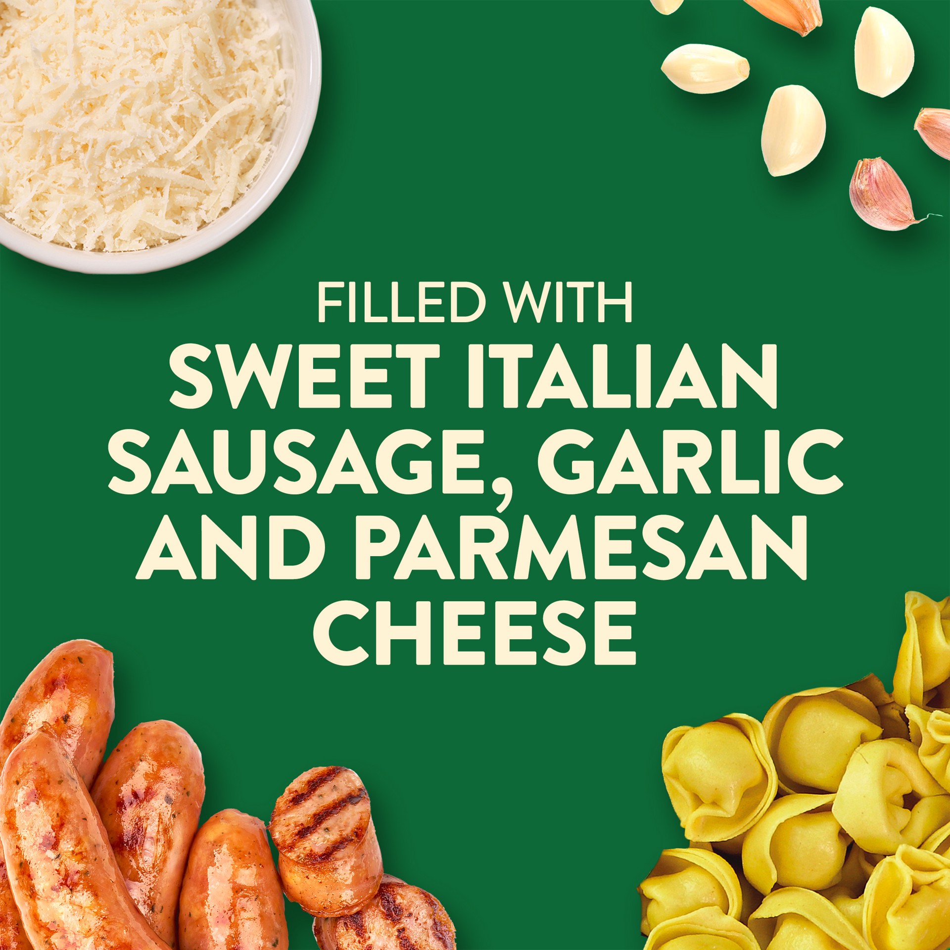 slide 7 of 10, Buitoni Sweet Italian Sausage Tortelloni, Refrigerated Pasta, 20 oz
