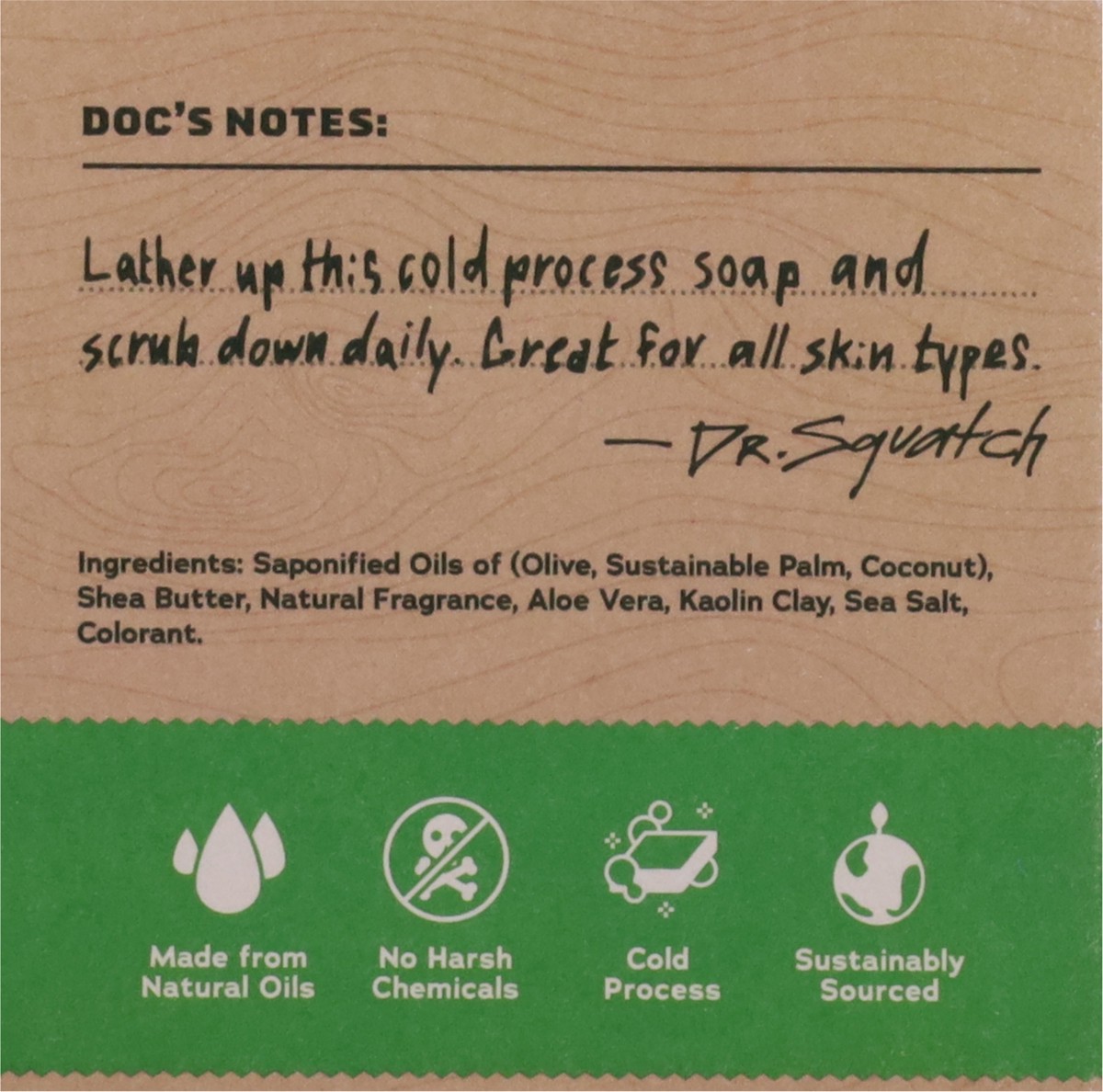 slide 3 of 12, Dr. Squatch Zero Grit Cool Fresh Aloe Men's Natural Soap 5 oz, 5 oz