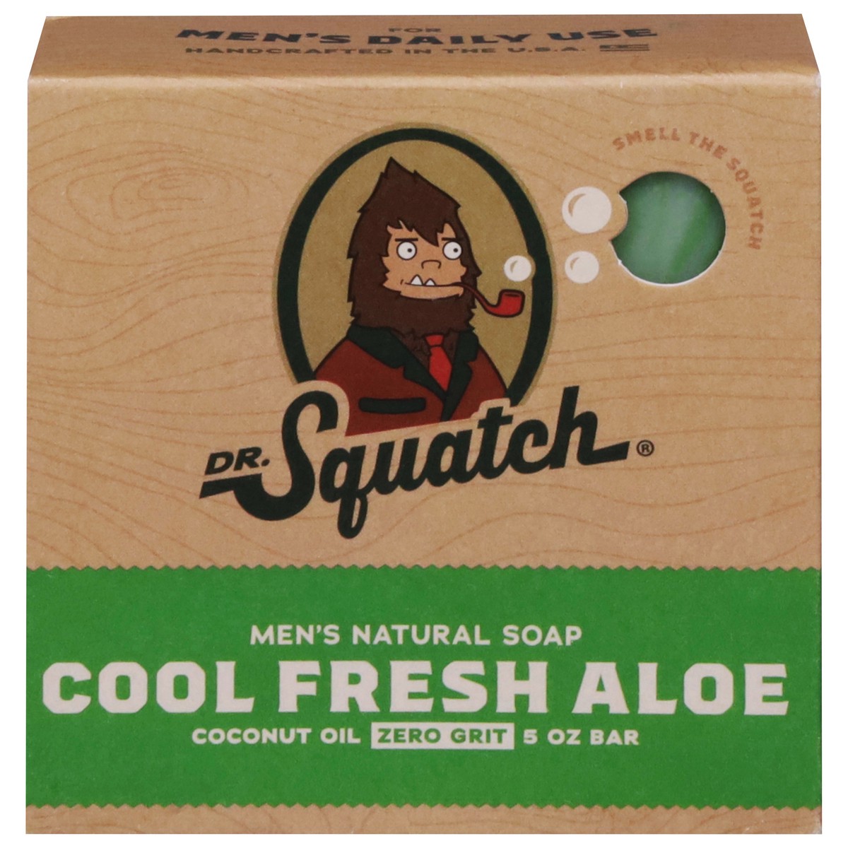 slide 10 of 12, Dr. Squatch Zero Grit Cool Fresh Aloe Men's Natural Soap 5 oz, 5 oz